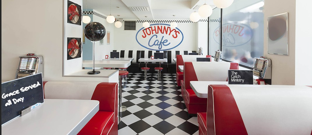 Johnny's Cafe diner interior